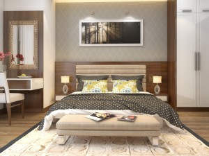 apartment bedroom 3D Model