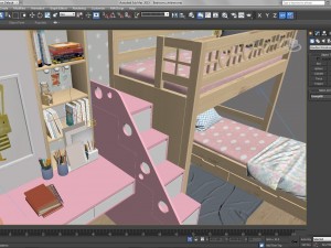 children bedroom Modello 3D