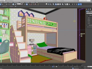 children bedroom Modello 3D