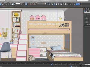 children bedroom Modello 3D