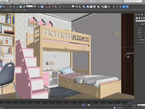children bedroom Modello 3D
