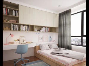 спальня девушки 3D Модель