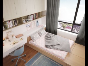 girl bedroom 3D Model