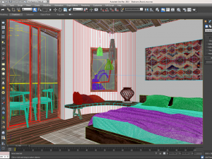 mountain bedroom 3D Модель