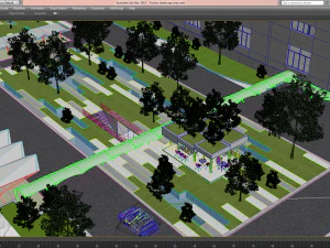 factory landscape 3D Model