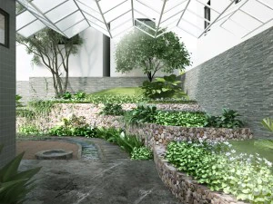 jardim para casa Modelo 3D