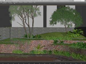 garden for house 3D Модель