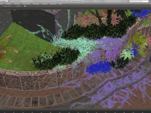 garden for house 3D Model