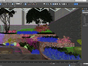 garden for house 3D Model