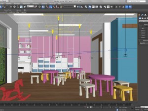 kids classroom 3D Model