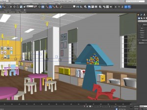 kids classroom 3D Model