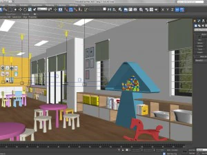 kids classroom 3D Model