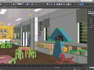 kids classroom 3D Model