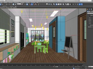 kids classroom 3D Model