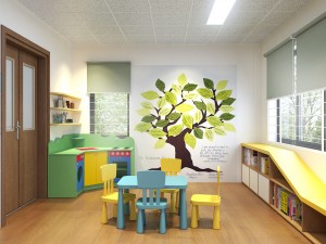children classroom 3D Model