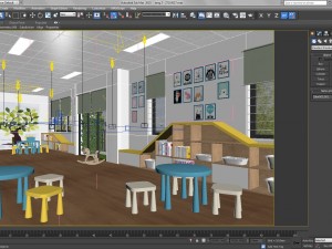 children classroom 3D Model