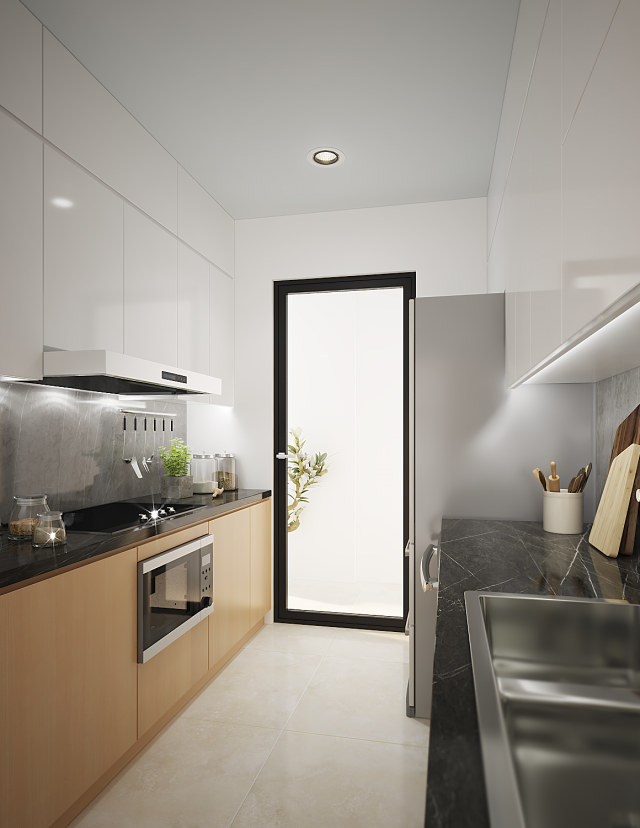 apartment kitchenroom Model 3D .c4d .max .obj .3ds .fbx .stl .blend