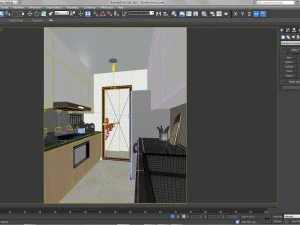 apartment kitchenroom 3D Model