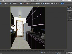 apartment kitchenroom 3D Model