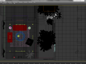 tropical living room 3Dモデル