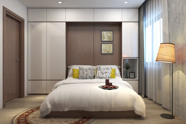 apartment bedroom modern 3D मॉडल .c4d .max .obj .3ds .fbx .stl .blend 