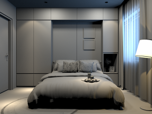 apartment bedroom modern 3D मॉडल