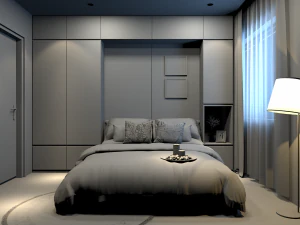 apartment bedroom modern 3D Model