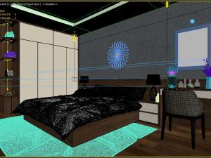 bedroom simple 3D Model