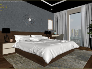 bedroom simple 3D मॉडल