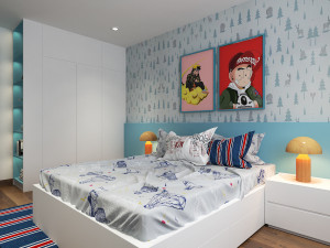 boyroom blue 3D Model
