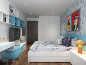 boyroom blue Modelo 3D