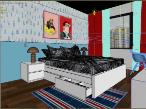 ragazzo blu Modello 3D