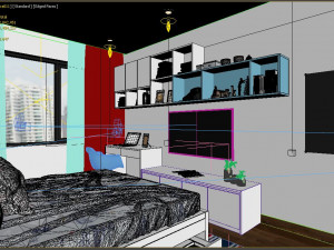 boyroom blue Modelo 3D