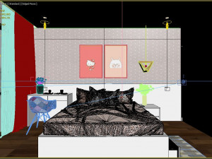 girlroom pink 3D 모델