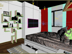 girlroom pink 3D 모델