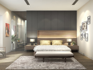 bedroom villa - dressing room villa 3D मॉडल