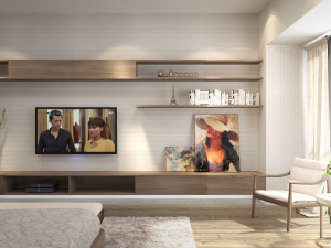 bedroom villa - dressing room villa 3D मॉडल