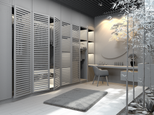 bedroom villa - dressing room villa 3D मॉडल