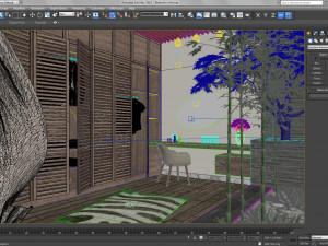 bedroom villa - dressing room villa 3D मॉडल