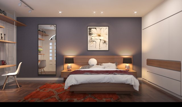 bedroom tropical 3D मॉडल .c4d .max .obj .3ds .fbx .stl .blend 