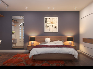 bedroom tropical 3D मॉडल