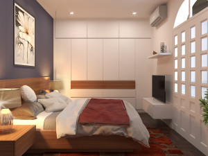 bedroom tropical 3D मॉडल