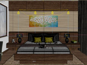 bedroom modern 3D Model