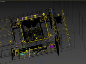 bedroom modern 3D Model