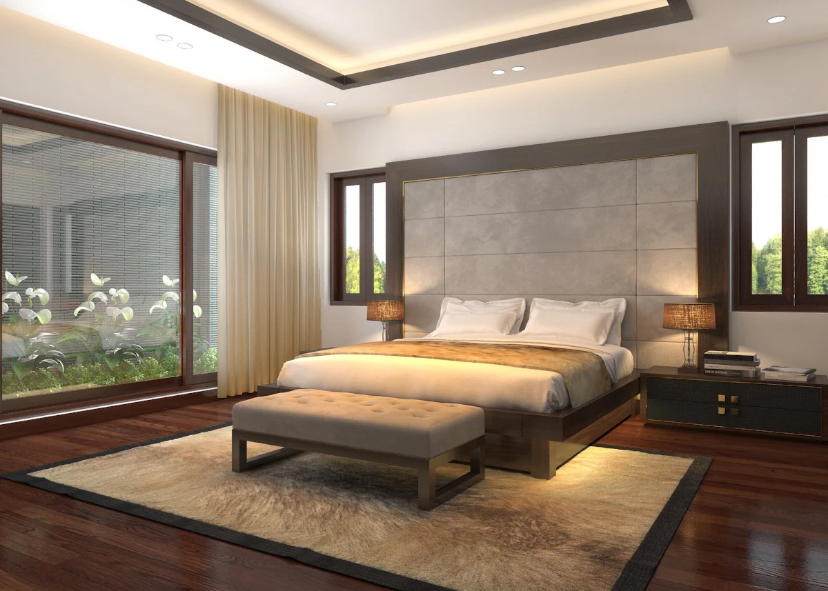 bedroom villa 3D Model .c4d .max .obj .3ds .fbx .stl .blend 