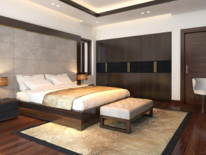 bedroom villa 3D मॉडल