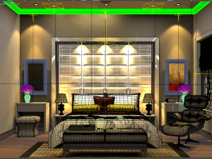 शयनकक्ष परंपरा 3D मॉडल