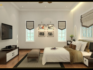bedroom tropical Modèle 3D