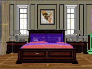 bedroom classical 3D Model