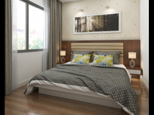 bedroom simple 3D मॉडल